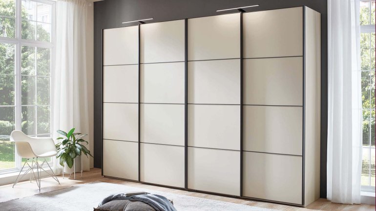 Click here to read more <p>The Phoenix VIP Wiemann wardrobe range offers a contemporary style, sliding doors, LED lighting and a range of colour options</p>
